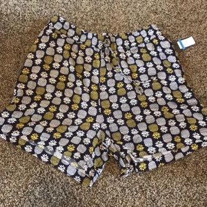 NWT Pineapple Navy Shorts